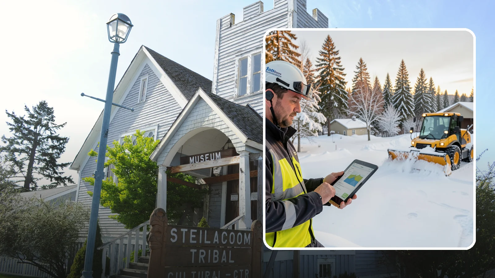 One-Time Snow Removal in Steilacoom, Pierce County, WA - A single, no-commitment clearing call for the one or two snow events that actually reach Western Washington's lowlands each...