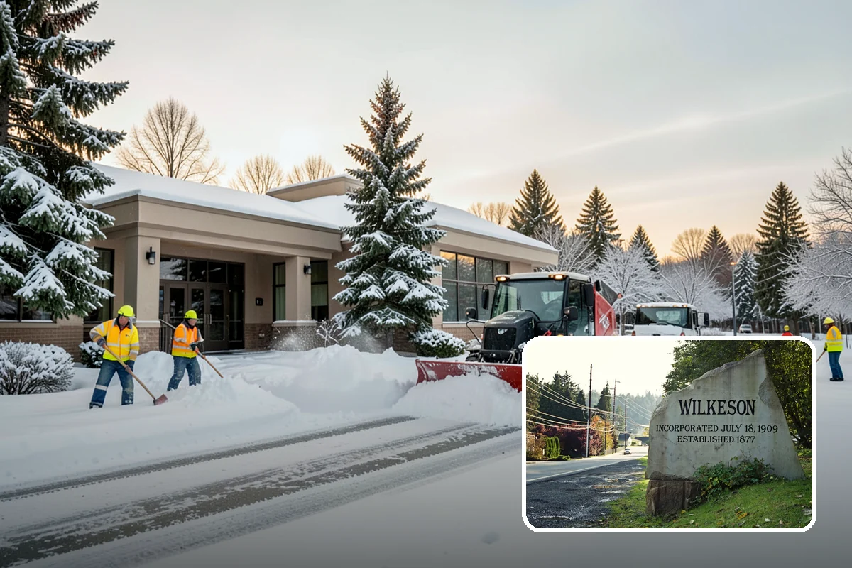 One-Time Snow Removal in Wilkeson, Pierce County, WA - No seasonal commitment or off-season charges