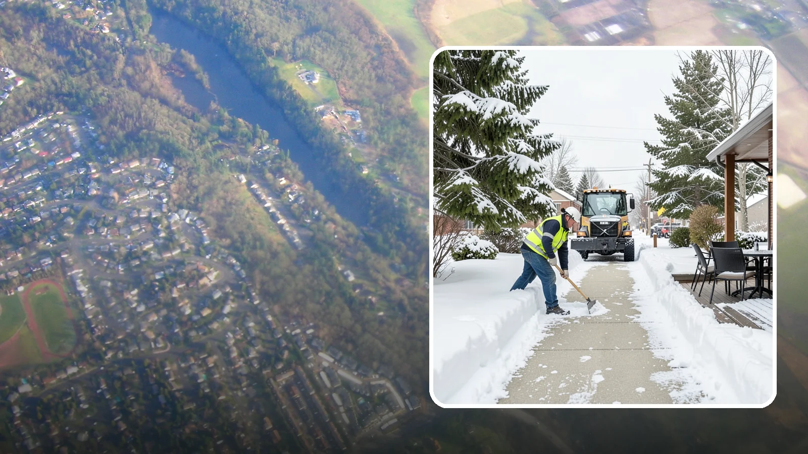 Outdoor Seating Clearing in Algona, King County, WA - We clear patios, decks, and outdoor dining areas so businesses can reopen seating quickly after Western Washington snow.