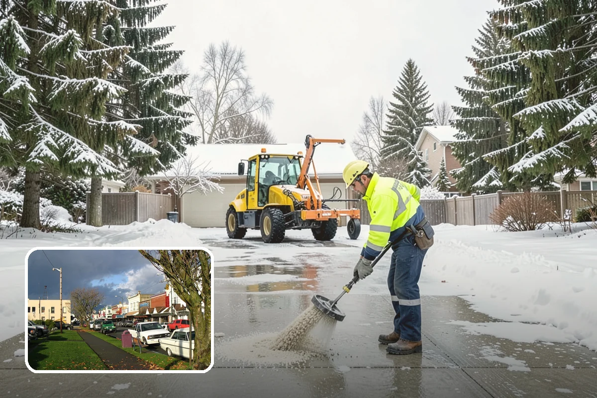 Outdoor Seating Clearing in Arlington, Snohomish County, WA - Restores usable outdoor seating faster after storms
