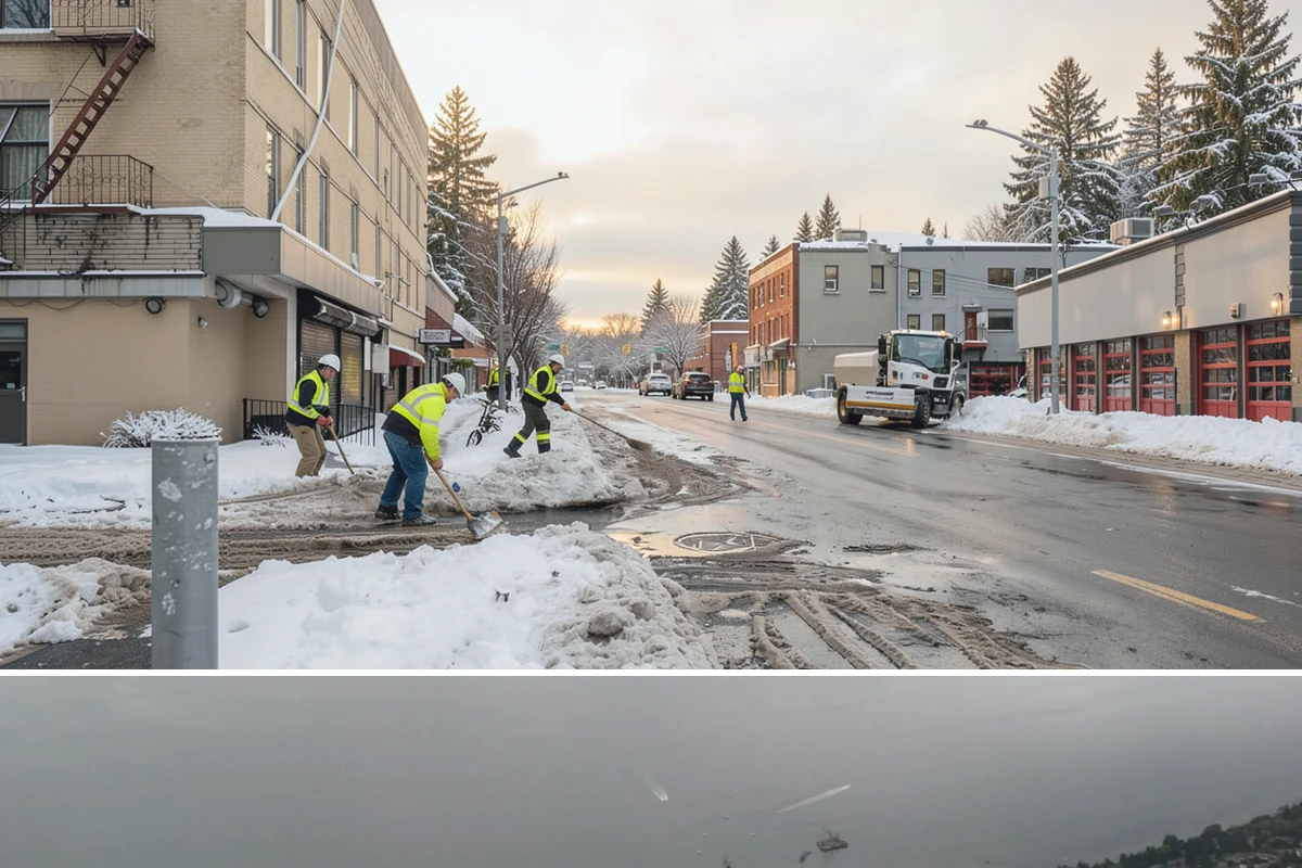 Outdoor Seating Clearing in Des Moines, King County, WA - Cleared on demand after snowfall whenever mild spells let outdoor dining resume during winter.