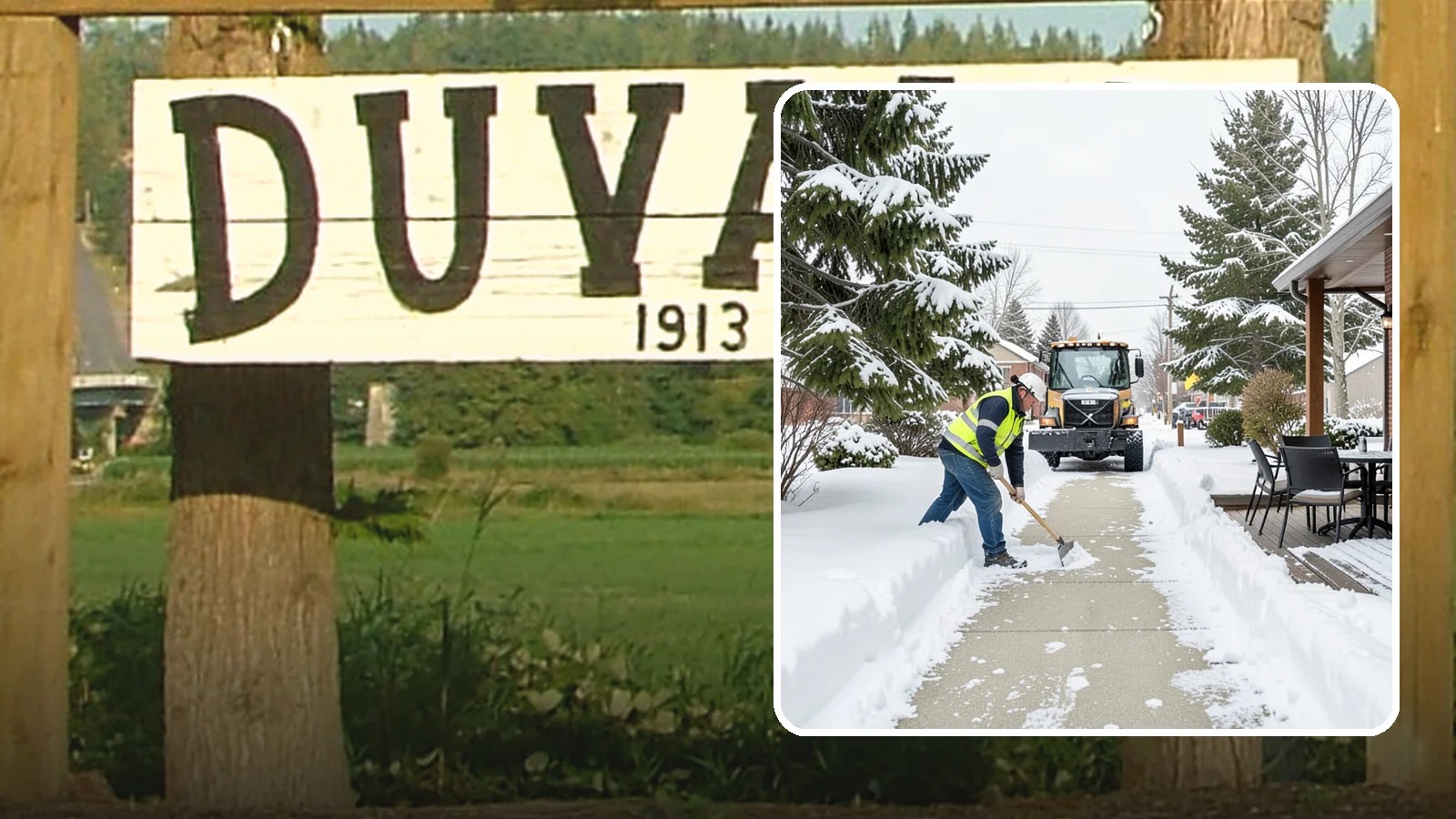 Outdoor Seating Clearing in Duvall, King County, WA - We clear patios, decks, and outdoor dining areas so businesses can reopen seating quickly after Western Washington snow.