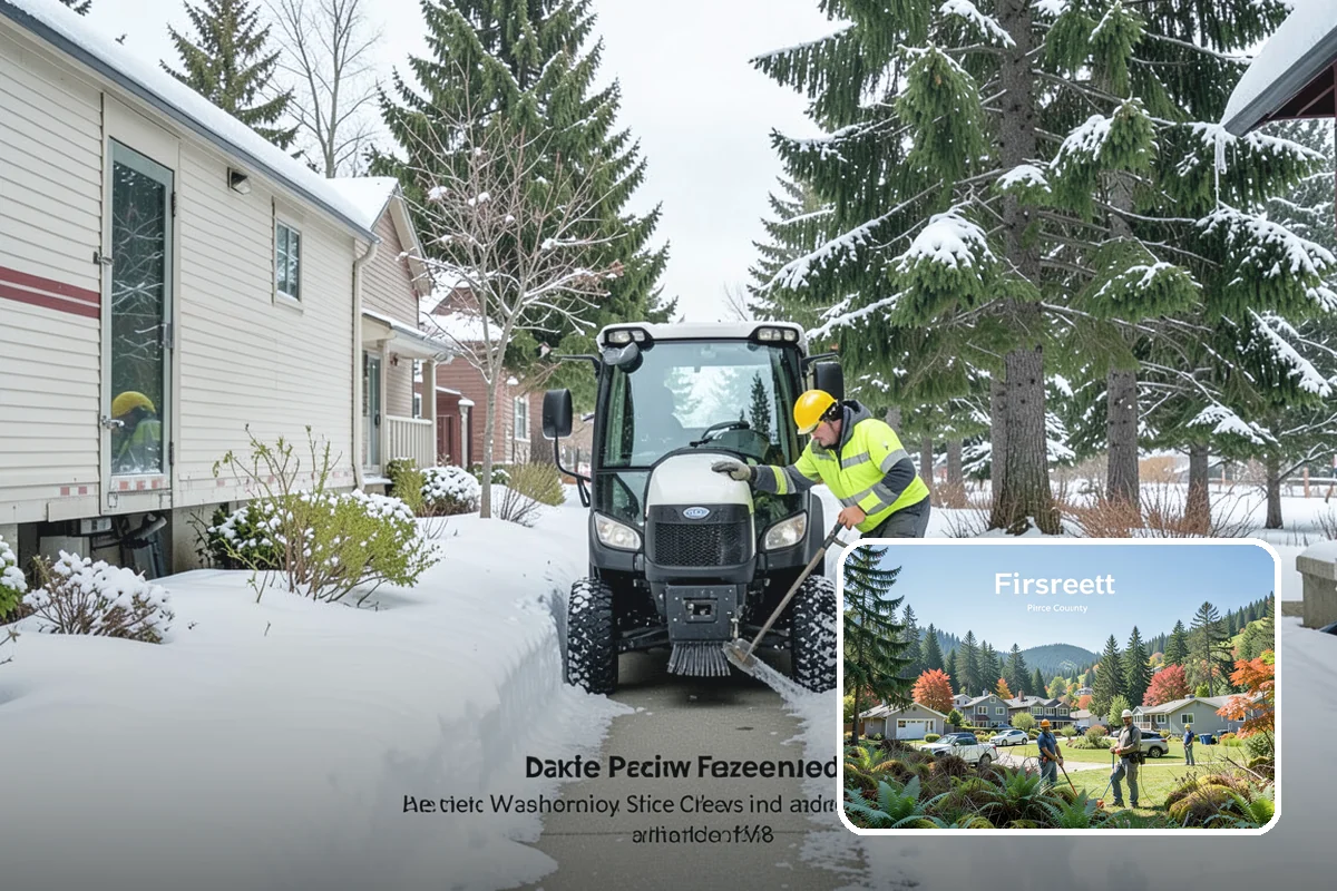 Outdoor Seating Clearing in Fircrest, Pierce County, WA - Restores usable outdoor seating faster after storms