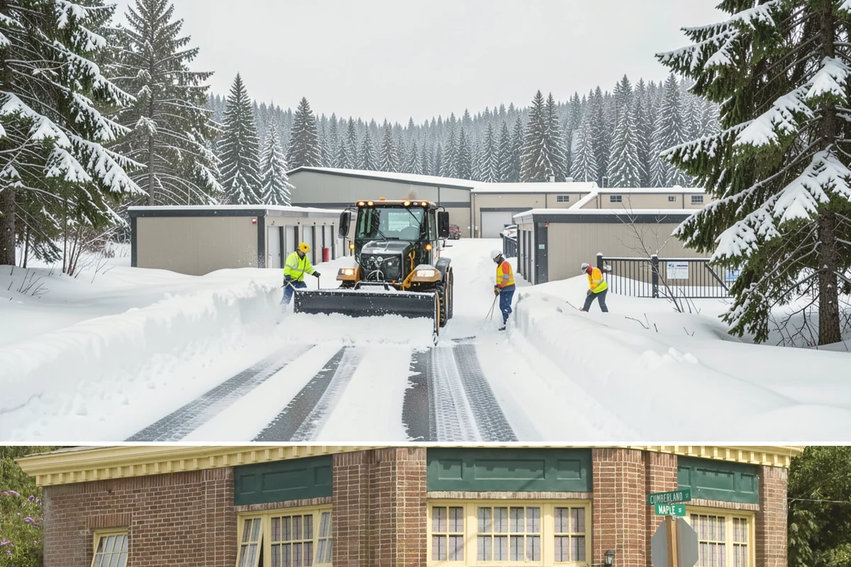 Outdoor Seating Clearing in Hamilton, Skagit County, WA - Cleared on demand after snowfall whenever mild spells let outdoor dining resume during winter.