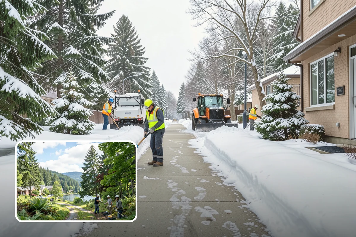 Outdoor Seating Clearing in Lake Forest Park, King County, WA - Restores usable outdoor seating faster after storms