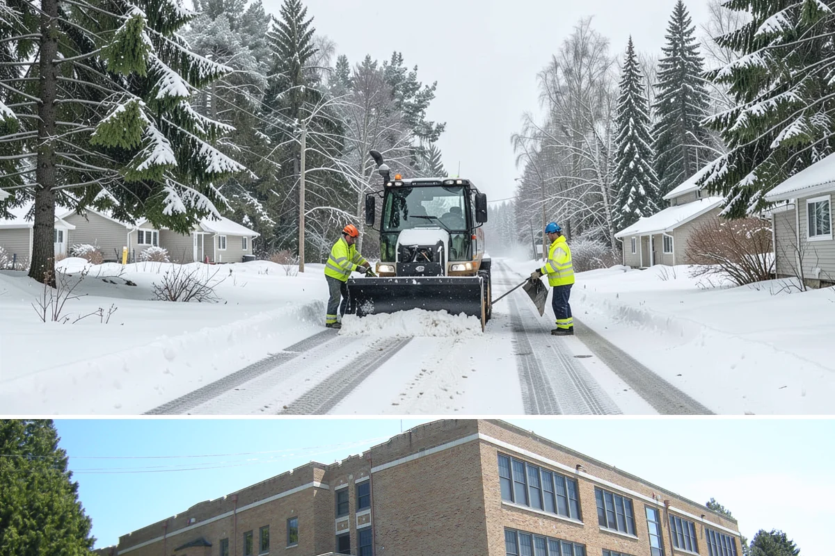 Outdoor Seating Clearing in Maple Valley, King County, WA - Cleared on demand after snowfall whenever mild spells let outdoor dining resume during winter.