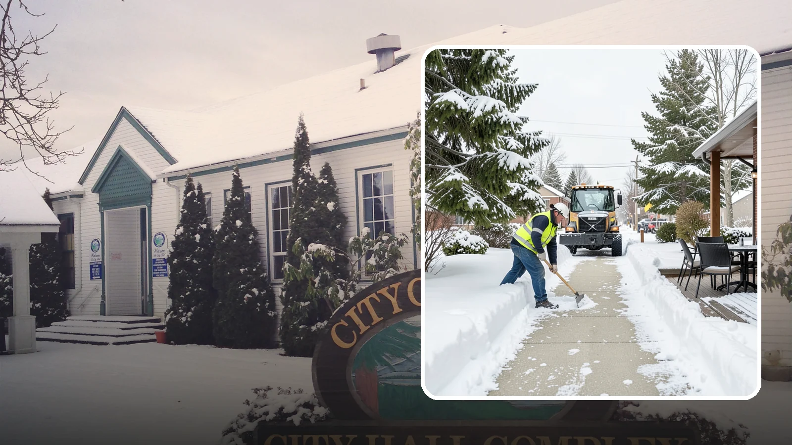 Outdoor Seating Clearing in Pacific, King County, WA - We clear patios, decks, and outdoor dining areas so businesses can reopen seating quickly after Western Washington snow.