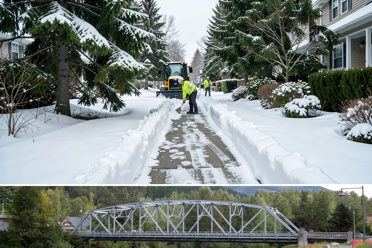Outdoor Seating Clearing in Skykomish, King County, WA - Cleared on demand after snowfall whenever mild spells let outdoor dining resume during winter.