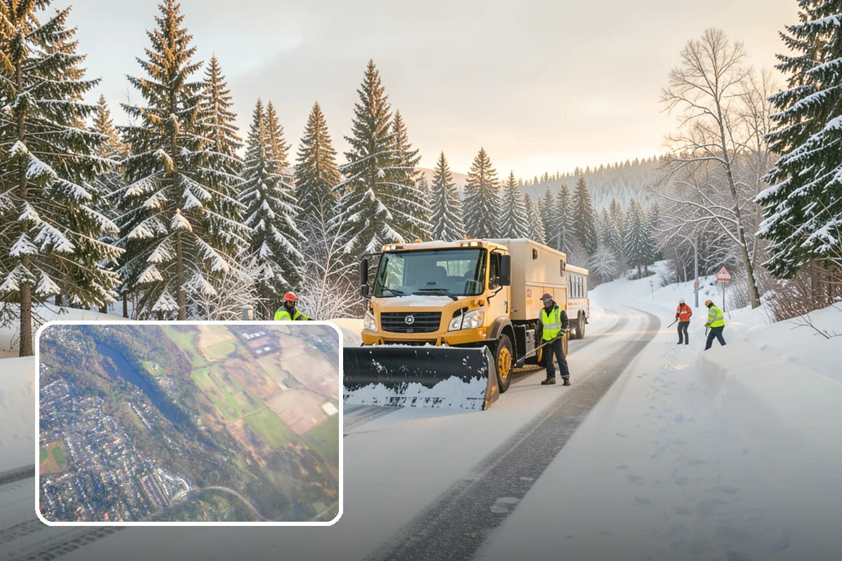 Overnight Snow Removal in Algona, King County, WA - Property ready before the morning arrival