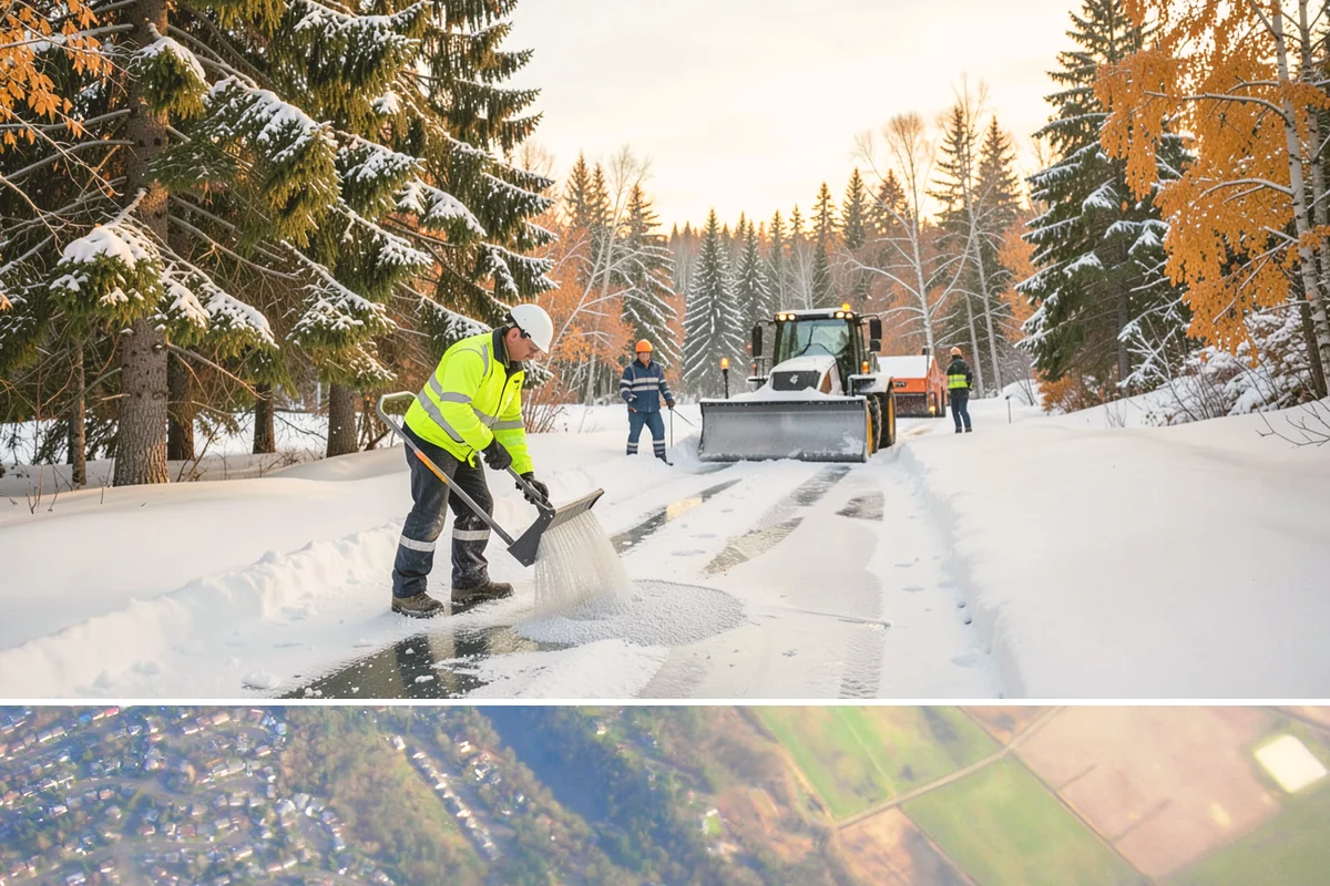 Overnight Snow Removal in Algona, King County, WA - Overnight service is in highest demand through the peak snow months of December, January, and February.