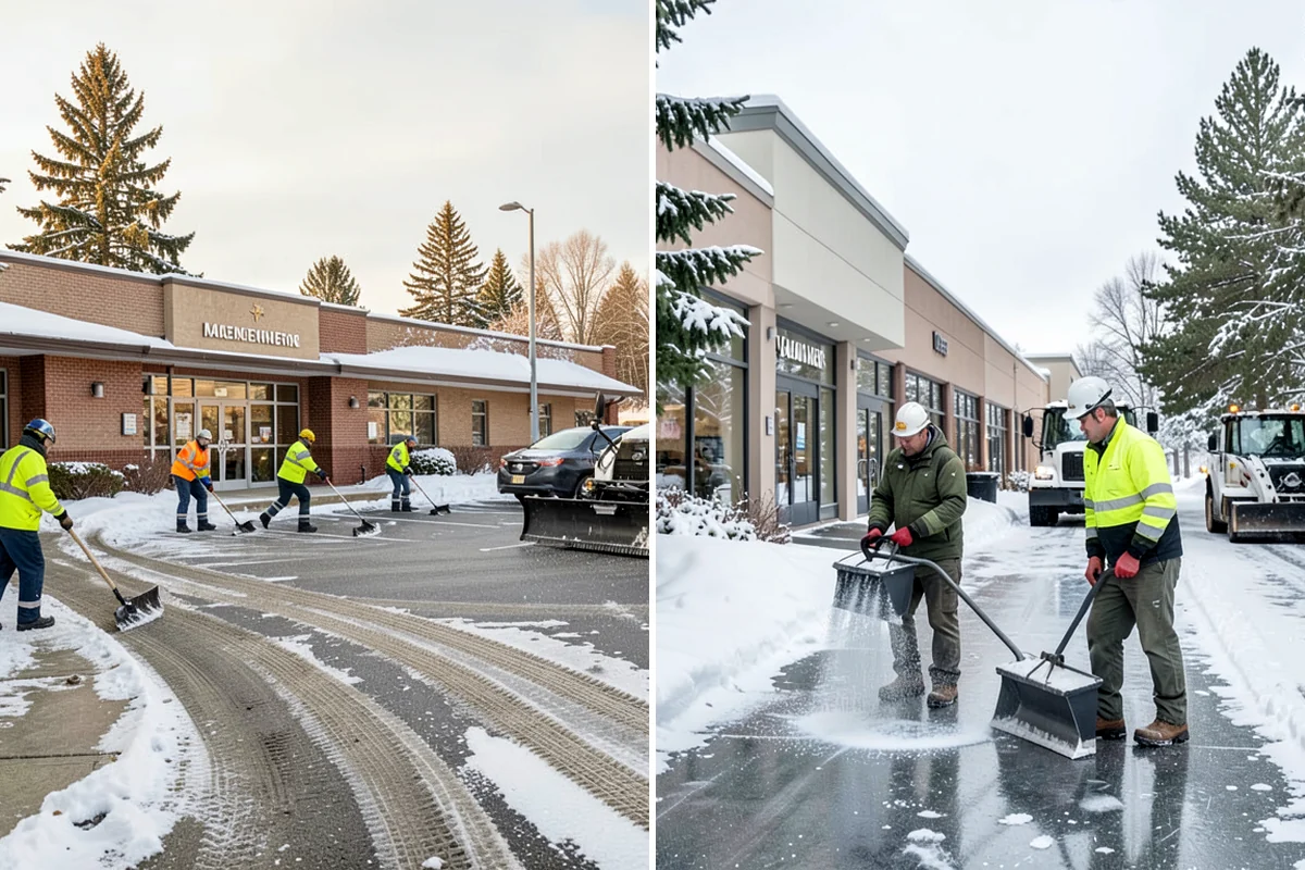 Overnight Snow Removal in Arlington, Snohomish County, WA - Confirm your morning open time and priority zones