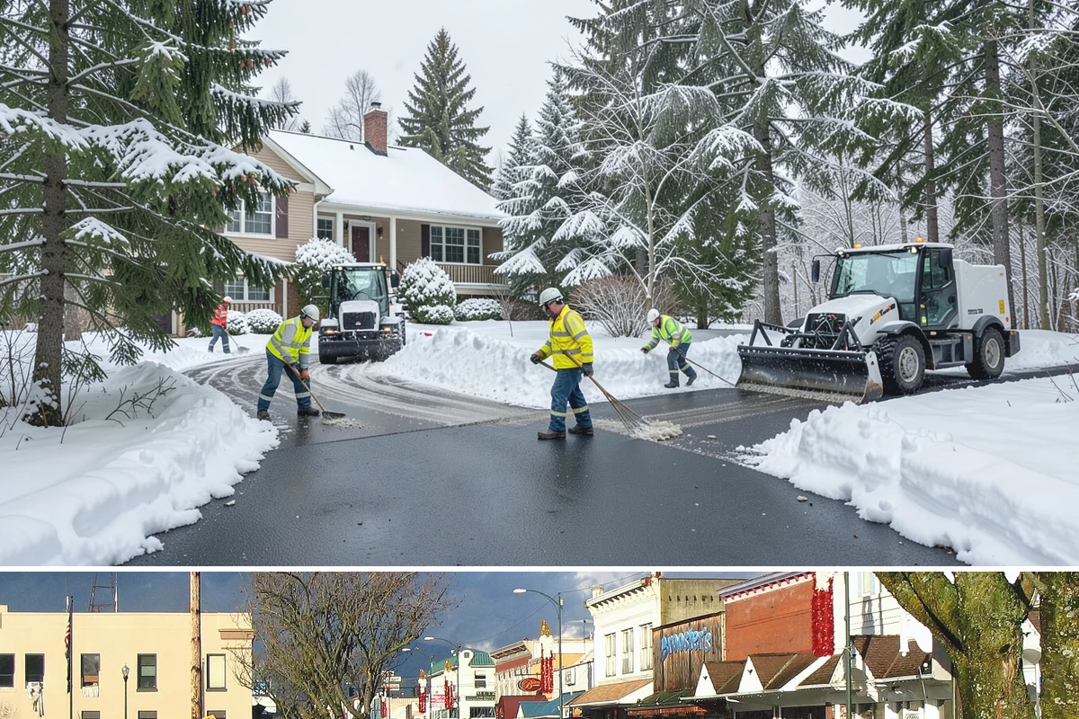 Overnight Snow Removal in Arlington, Snohomish County, WA - Overnight service is in highest demand through the peak snow months of December, January, and February.