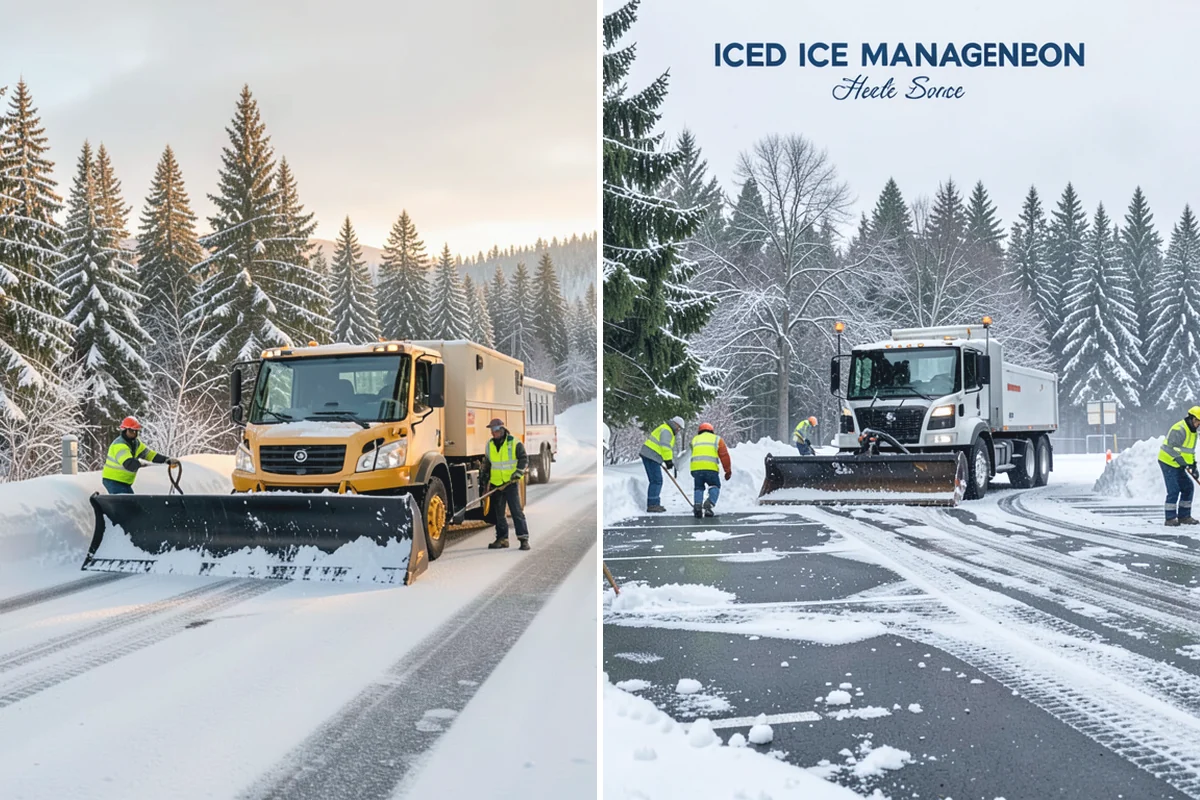 Overnight Snow Removal in Auburn, King County, WA - Confirm your morning open time and priority zones