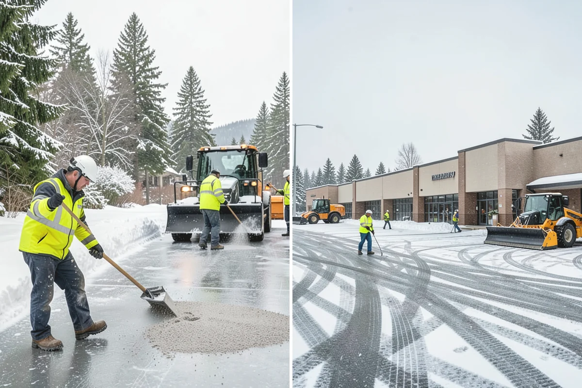 Overnight Snow Removal in Black Diamond, King County, WA - Confirm your morning open time and priority zones