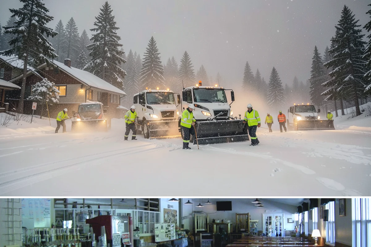 Overnight Snow Removal in Black Diamond, King County, WA - Overnight service is in highest demand through the peak snow months of December, January, and February.