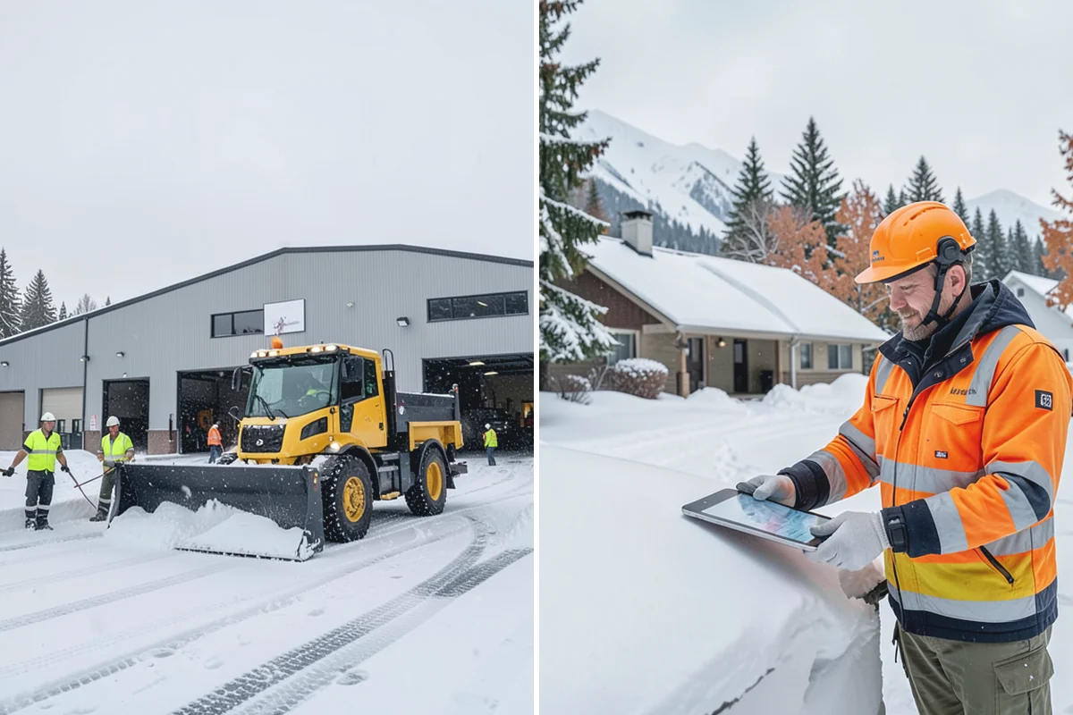 Overnight Snow Removal in Bonney Lake, Pierce County, WA - Confirm your morning open time and priority zones
