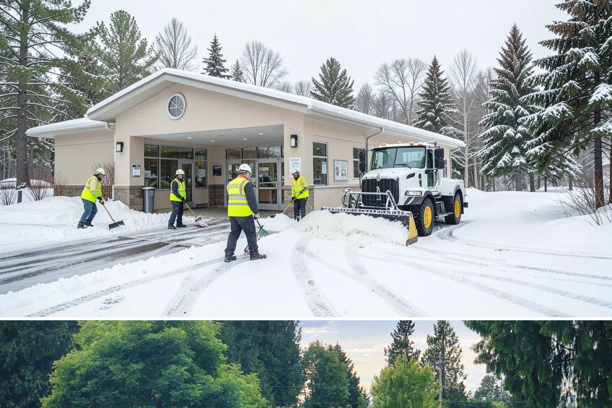 Overnight Snow Removal in Bonney Lake, Pierce County, WA - Overnight service is in highest demand through the peak snow months of December, January, and February.