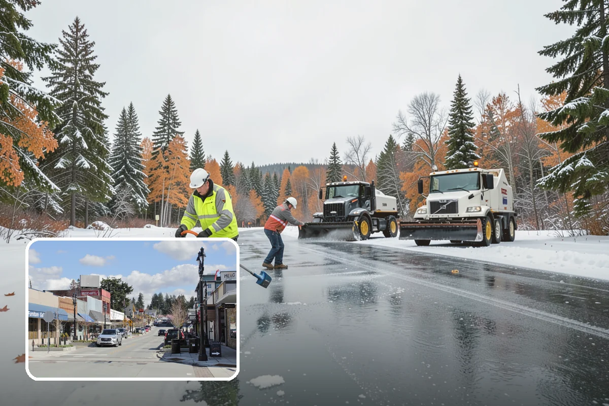 Overnight Snow Removal in Bothell, King County, WA - Property ready before the morning arrival