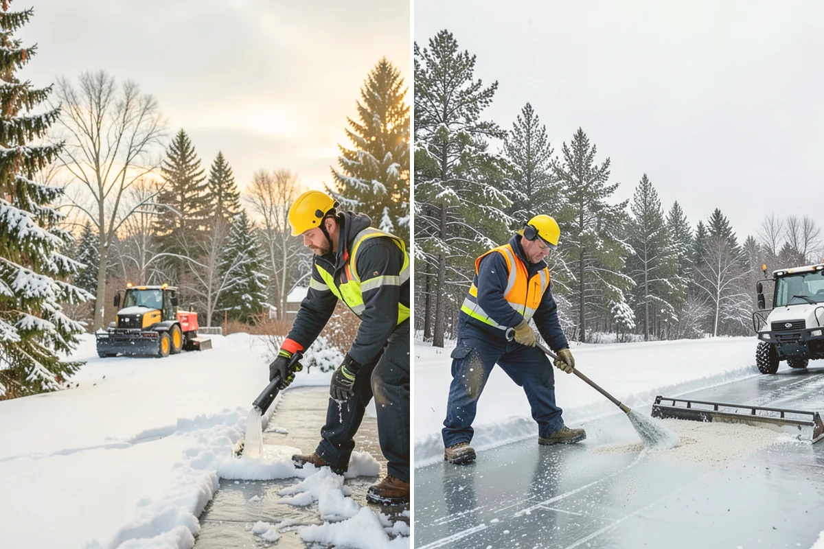 Overnight Snow Removal in Bothell, King County, WA - Confirm your morning open time and priority zones