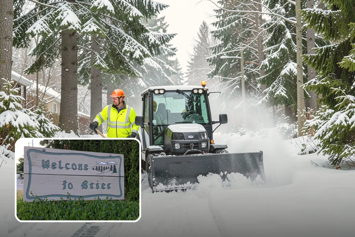 Overnight Snow Removal in Brier, Snohomish County, WA - Property ready before the morning arrival