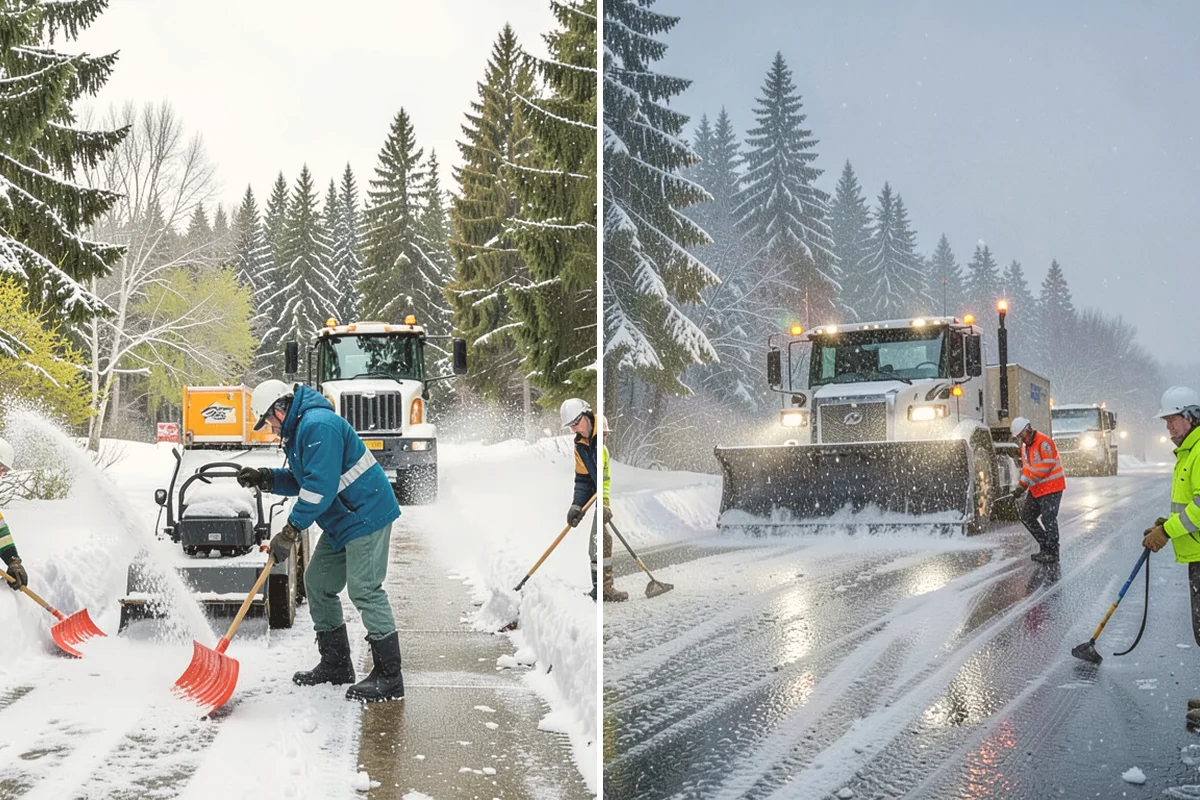 Overnight Snow Removal in Brier, Snohomish County, WA - Confirm your morning open time and priority zones