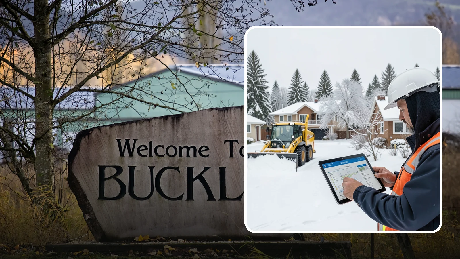 Overnight Snow Removal in Buckley, Pierce County, WA - We clear your property overnight so it is ready and safe before staff, tenants, or customers arrive in the morning.