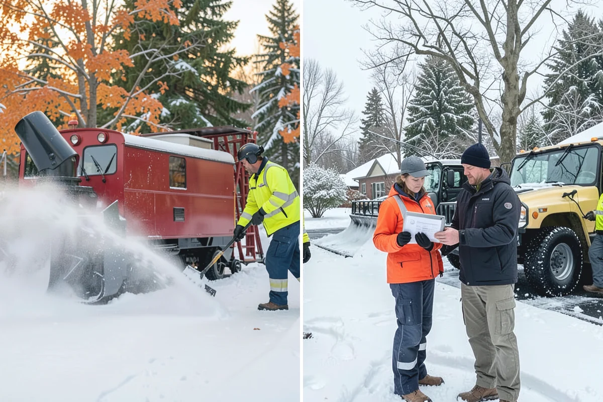 Overnight Snow Removal in Buckley, Pierce County, WA - Confirm your morning open time and priority zones