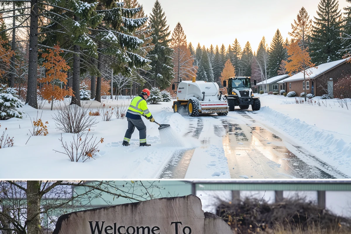 Overnight Snow Removal in Buckley, Pierce County, WA - Overnight service is in highest demand through the peak snow months of December, January, and February.