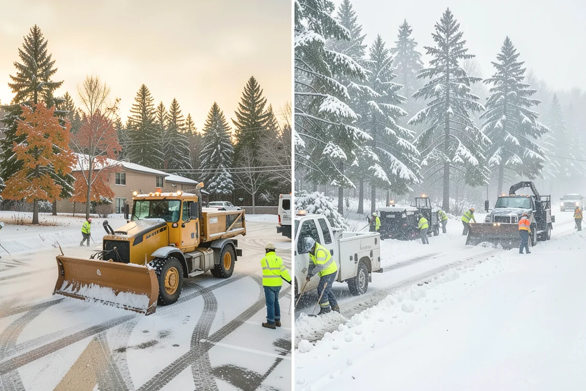 Overnight Snow Removal in Burien, King County, WA - Confirm your morning open time and priority zones