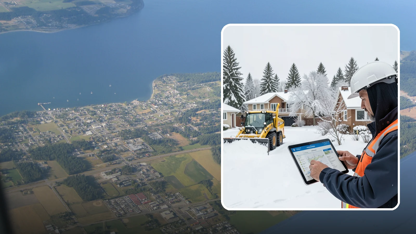 Overnight Snow Removal in Coupeville, Island County, WA - We clear your property overnight so it is ready and safe before staff, tenants, or customers arrive in the morning.