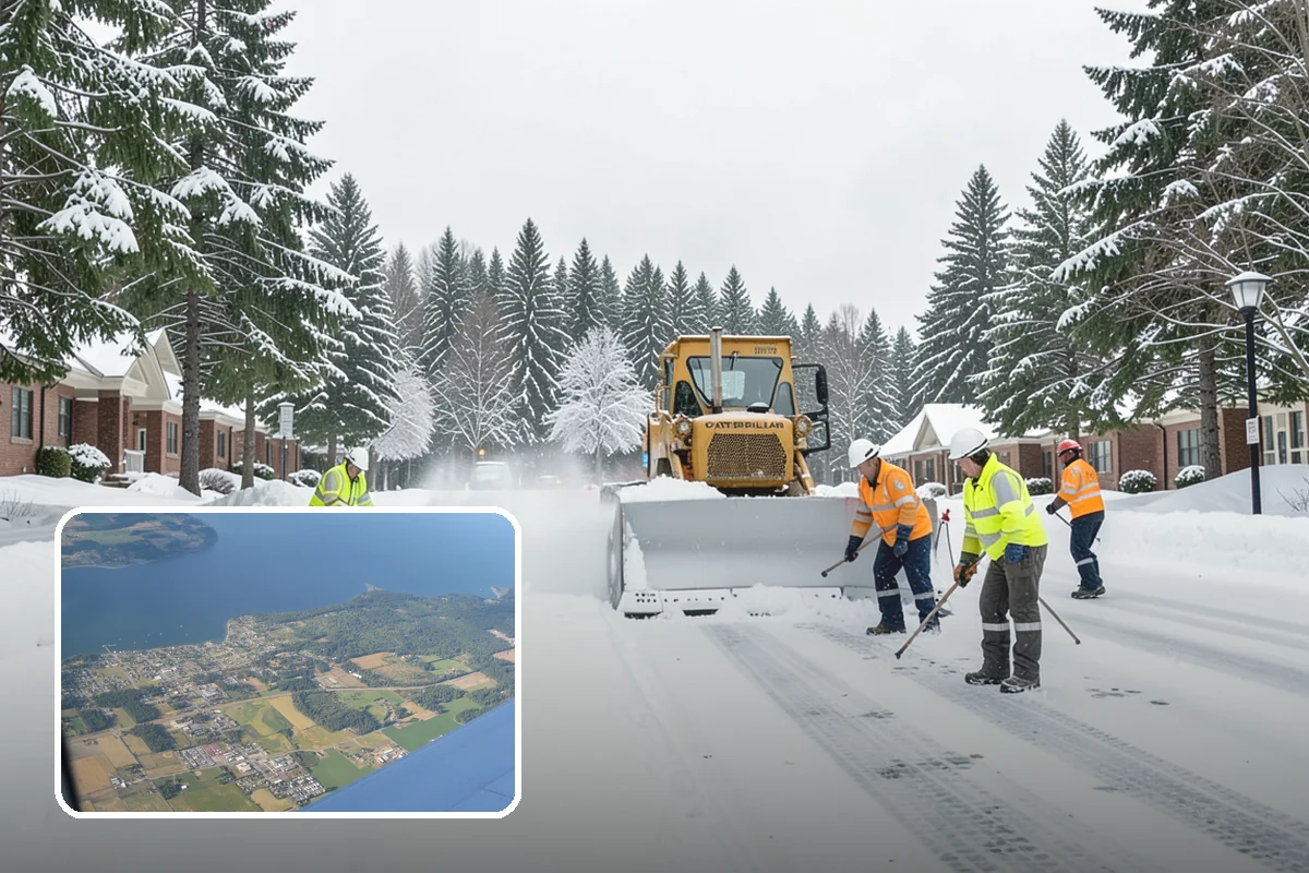 Overnight Snow Removal in Coupeville, Island County, WA - Property ready before the morning arrival