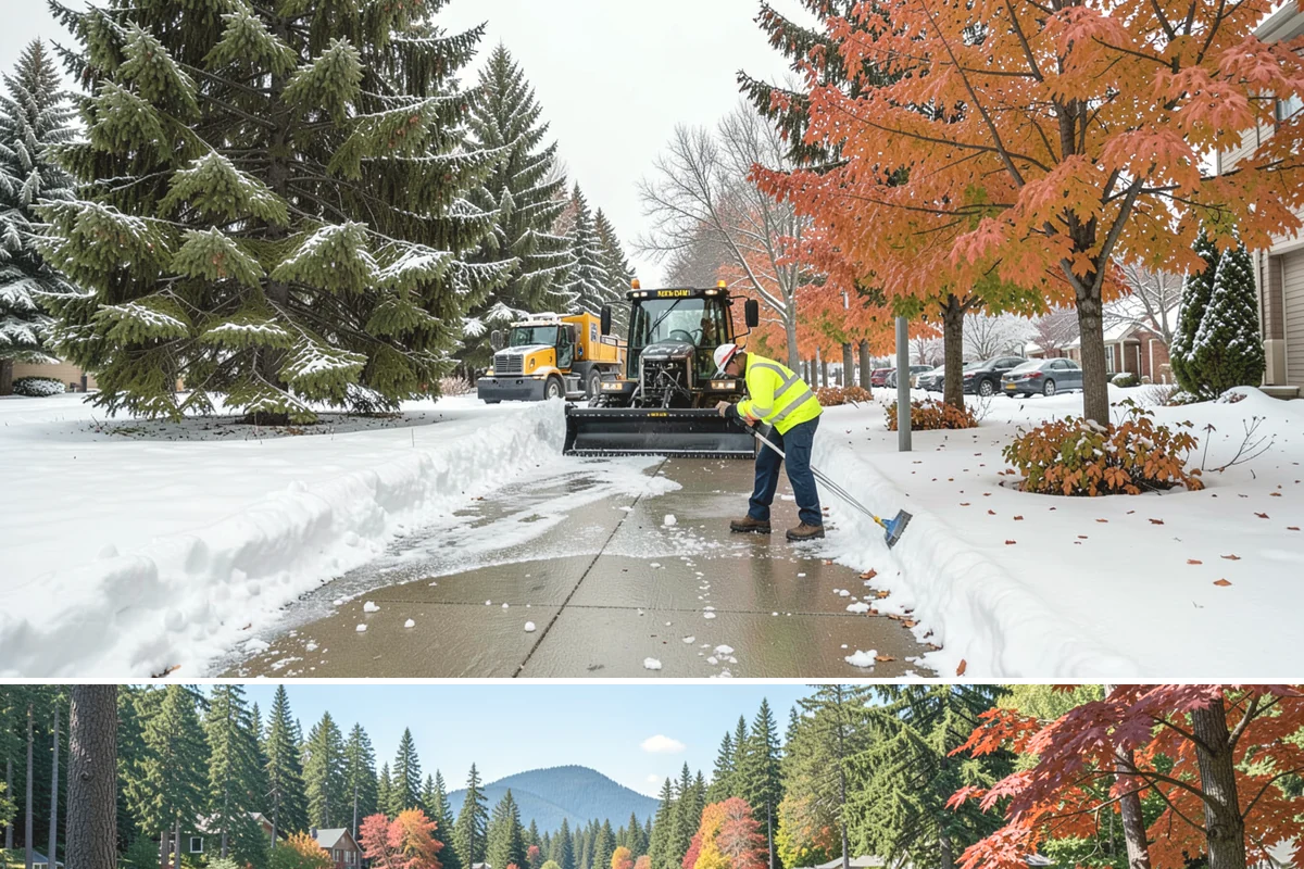 Overnight Snow Removal in Covington, King County, WA - Overnight service is in highest demand through the peak snow months of December, January, and February.