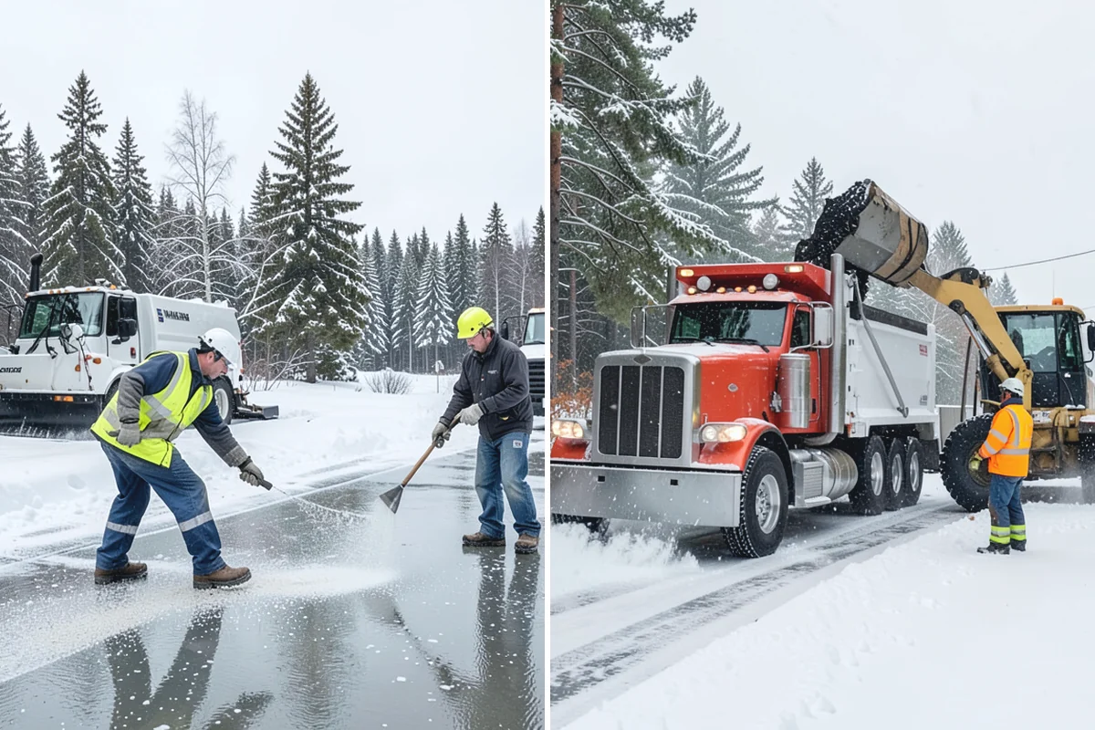 Overnight Snow Removal in Darrington, Snohomish County, WA - Confirm your morning open time and priority zones