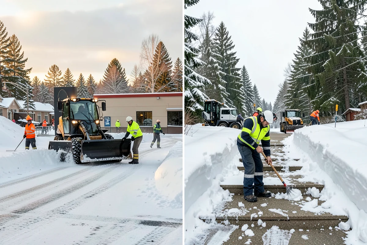 Overnight Snow Removal in DuPont, Pierce County, WA - Confirm your morning open time and priority zones