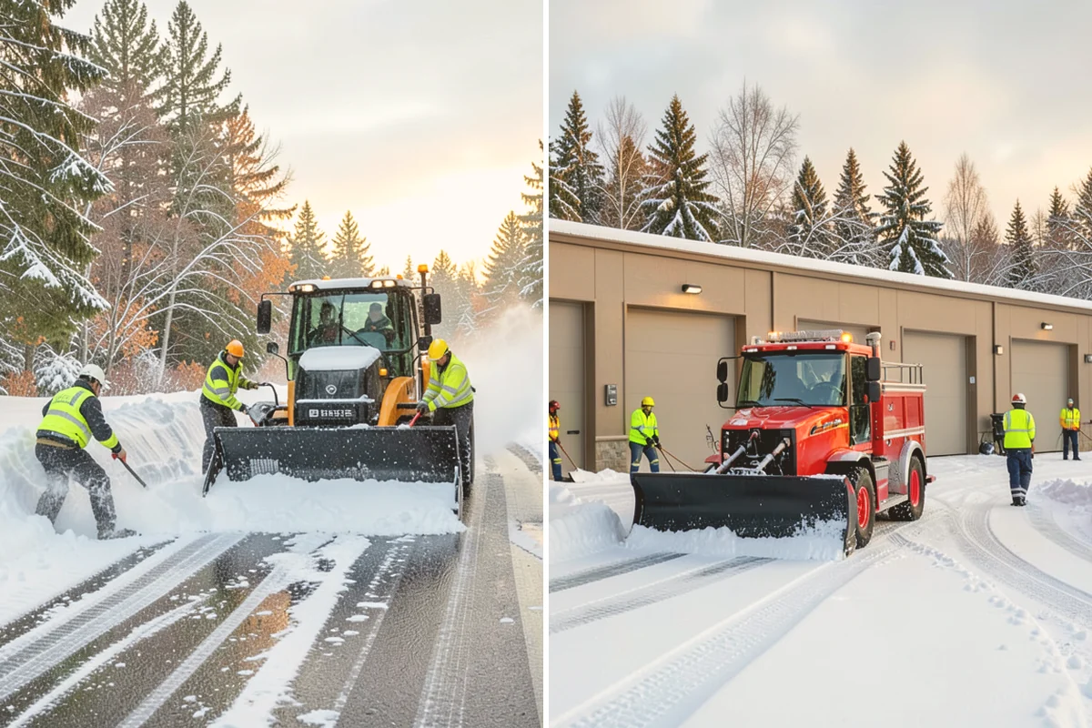 Overnight Snow Removal in Eatonville, Pierce County, WA - Confirm your morning open time and priority zones