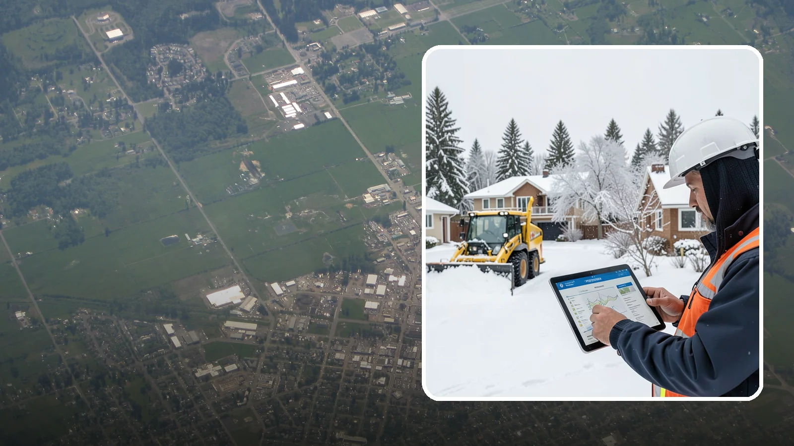 Overnight Snow Removal in Enumclaw, King County, WA - We clear your property overnight so it is ready and safe before staff, tenants, or customers arrive in the morning.