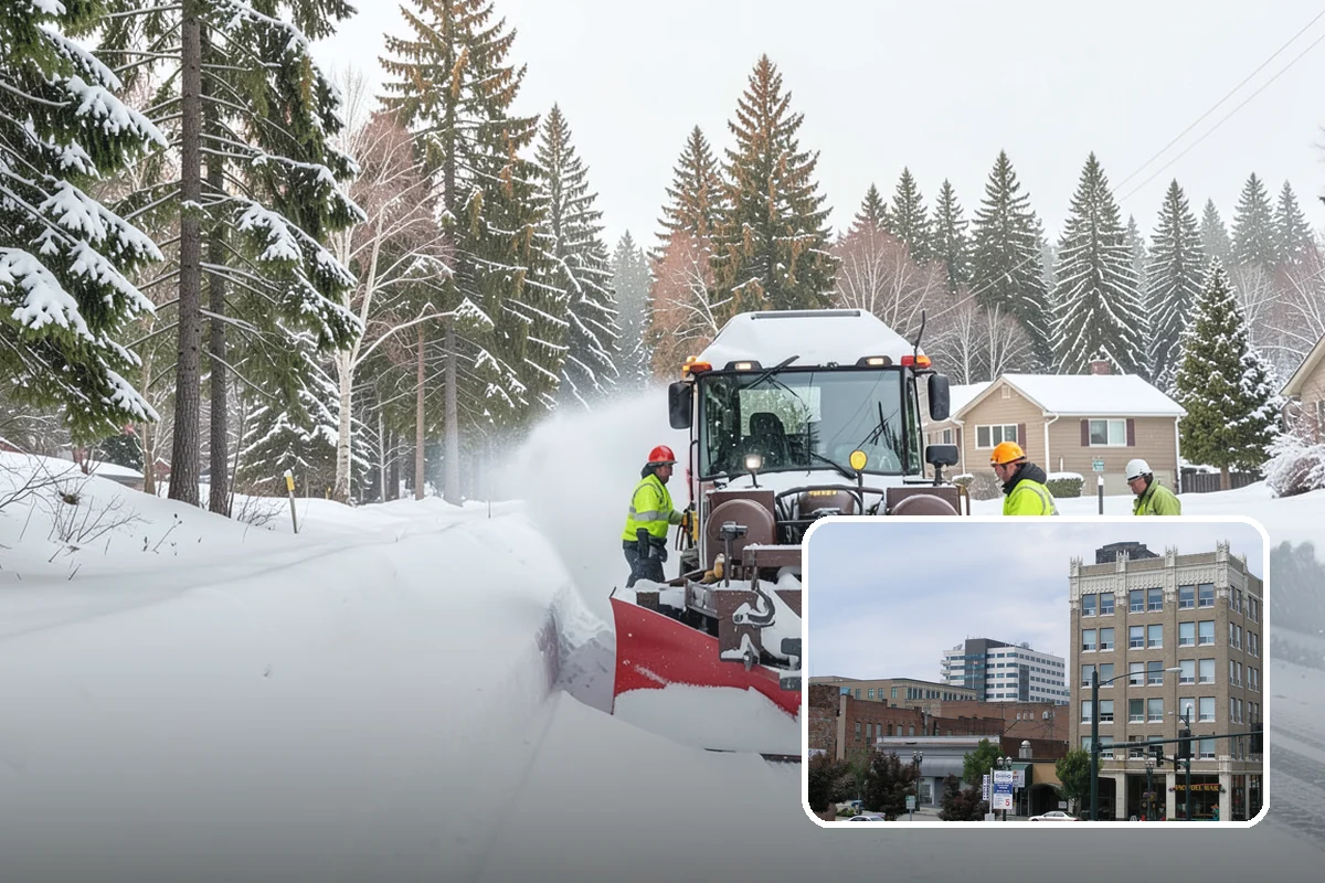 Overnight Snow Removal in Everett, Snohomish County, WA - Property ready before the morning arrival