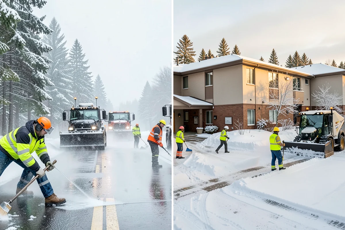 Overnight Snow Removal in Everett, Snohomish County, WA - Confirm your morning open time and priority zones
