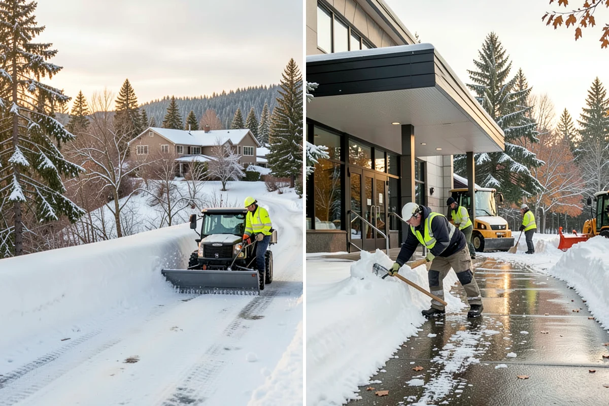 Overnight Snow Removal in Fircrest, Pierce County, WA - Confirm your morning open time and priority zones