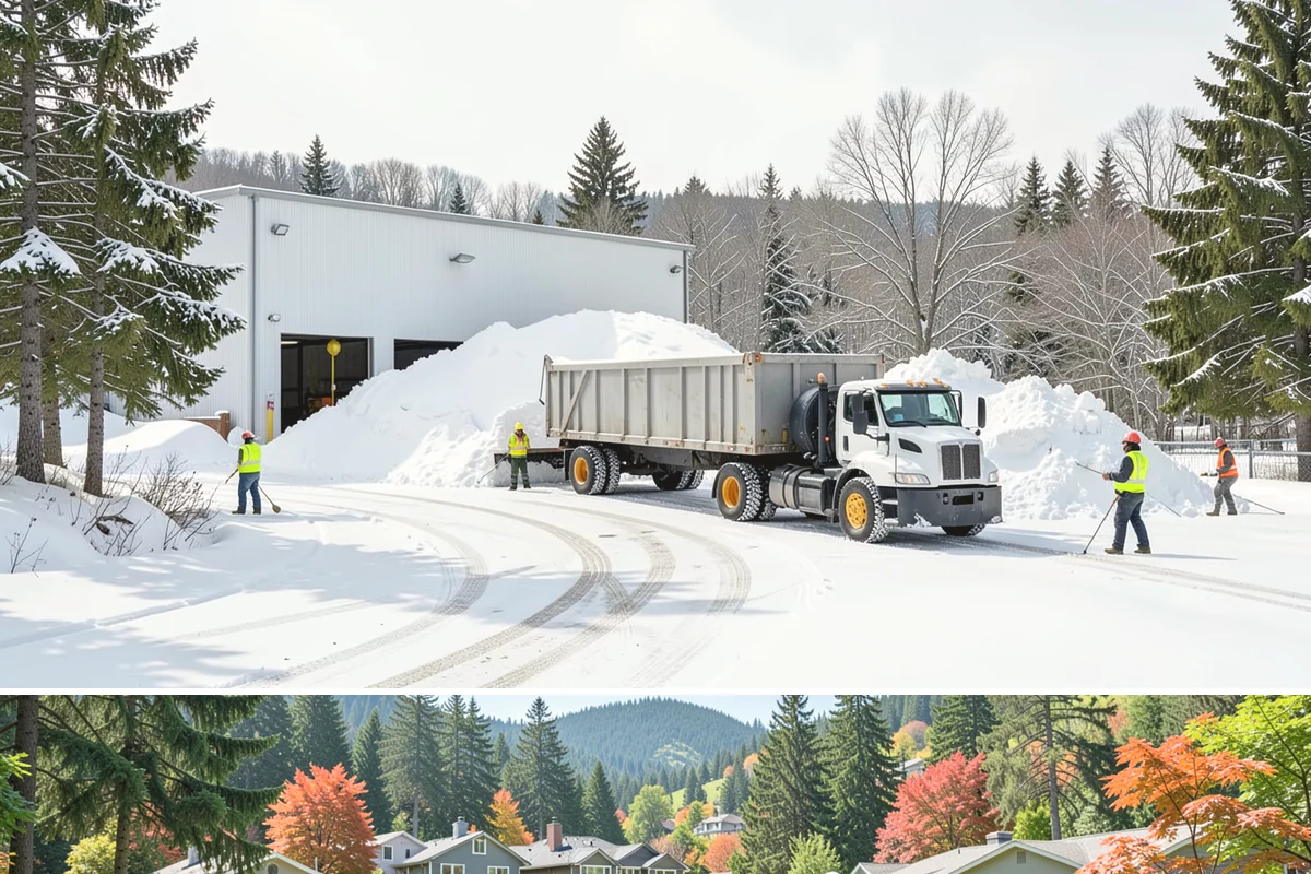 Overnight Snow Removal in Fircrest, Pierce County, WA - Overnight service is in highest demand through the peak snow months of December, January, and February.