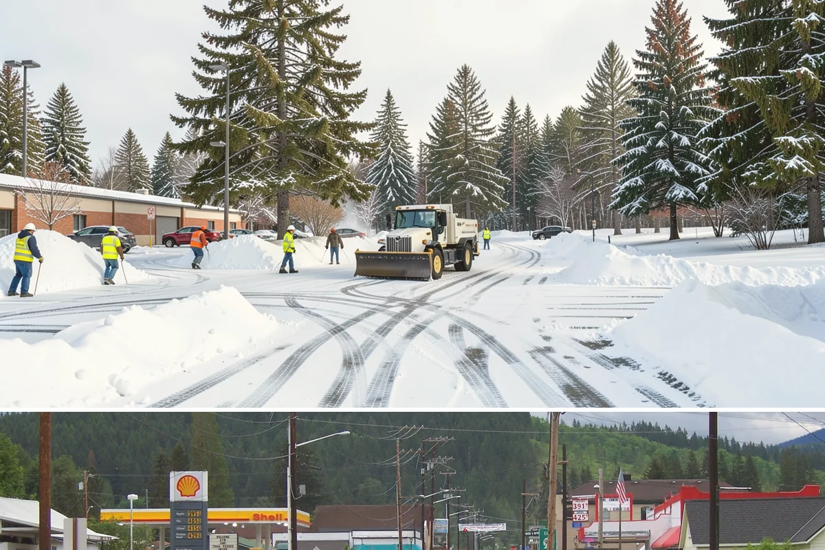 Overnight Snow Removal in Granite Falls, Snohomish County, WA - Overnight service is in highest demand through the peak snow months of December, January, and February.