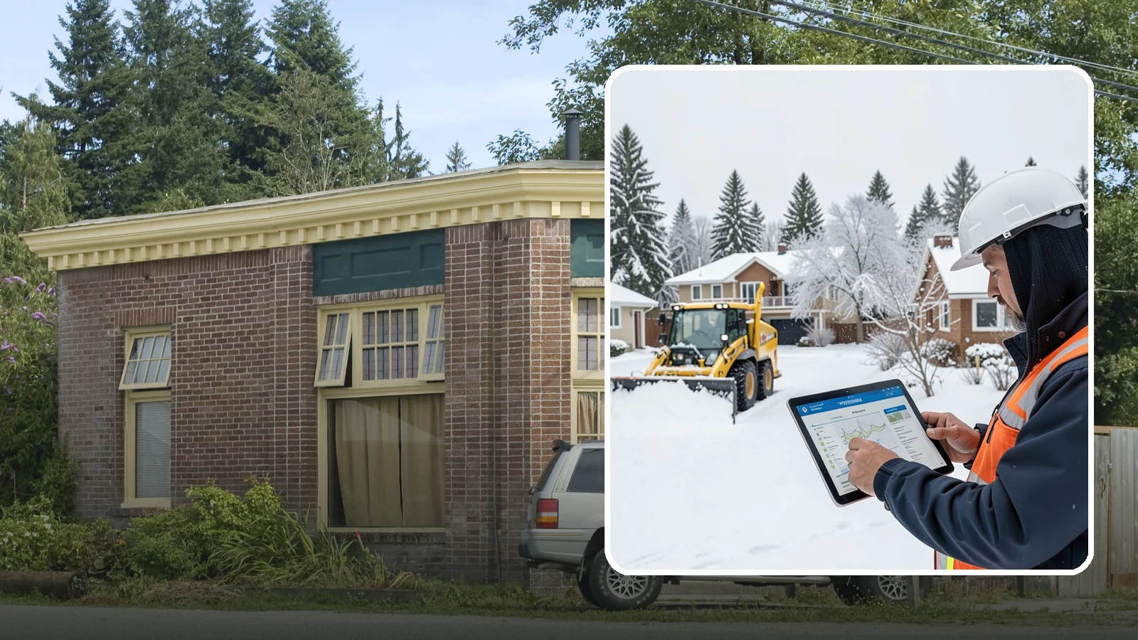 Overnight Snow Removal in Hamilton, Skagit County, WA - We clear your property overnight so it is ready and safe before staff, tenants, or customers arrive in the morning.