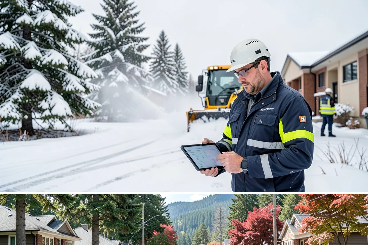 Overnight Snow Removal in Hunts Point, King County, WA - Overnight service is in highest demand through the peak snow months of December, January, and February.