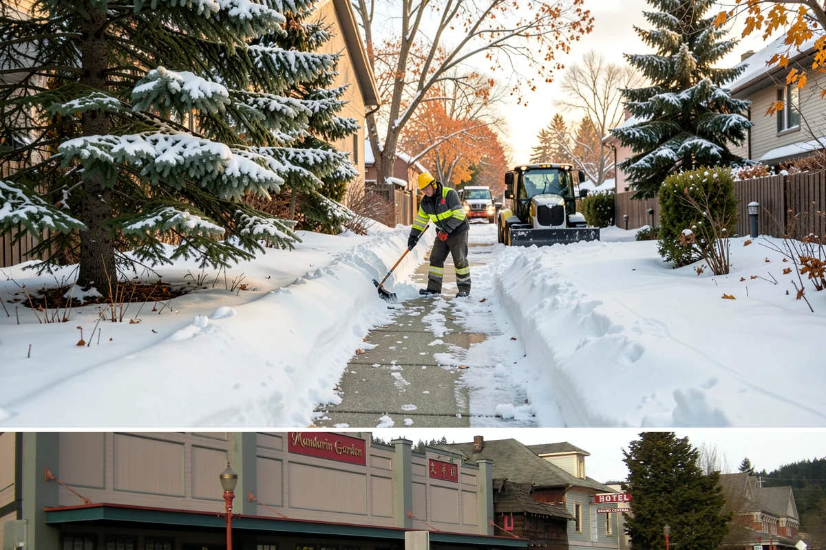 Overnight Snow Removal in Issaquah, King County, WA - Overnight service is in highest demand through the peak snow months of December, January, and February.