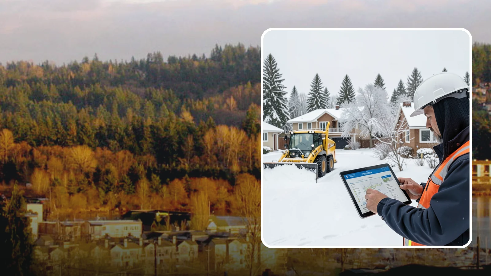 Overnight Snow Removal in Kenmore, King County, WA - We clear your property overnight so it is ready and safe before staff, tenants, or customers arrive in the morning.
