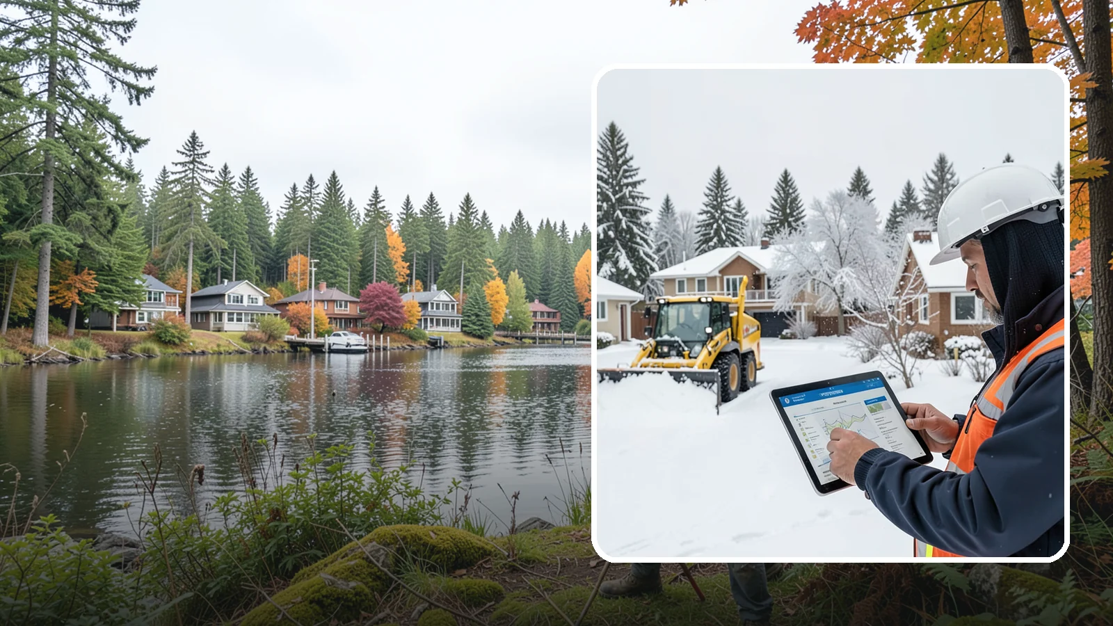 Overnight Snow Removal in La Conner, Skagit County, WA - We clear your property overnight so it is ready and safe before staff, tenants, or customers arrive in the morning.