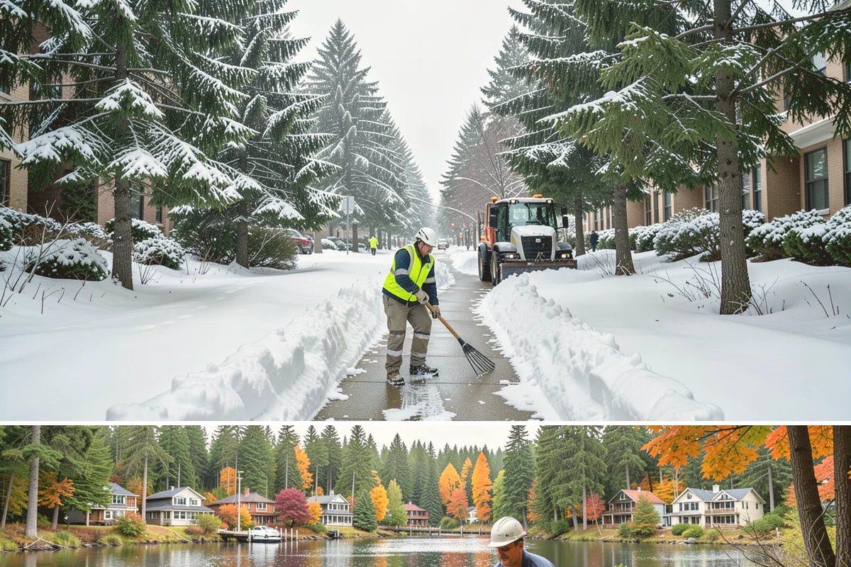 Overnight Snow Removal in La Conner, Skagit County, WA - Overnight service is in highest demand through the peak snow months of December, January, and February.