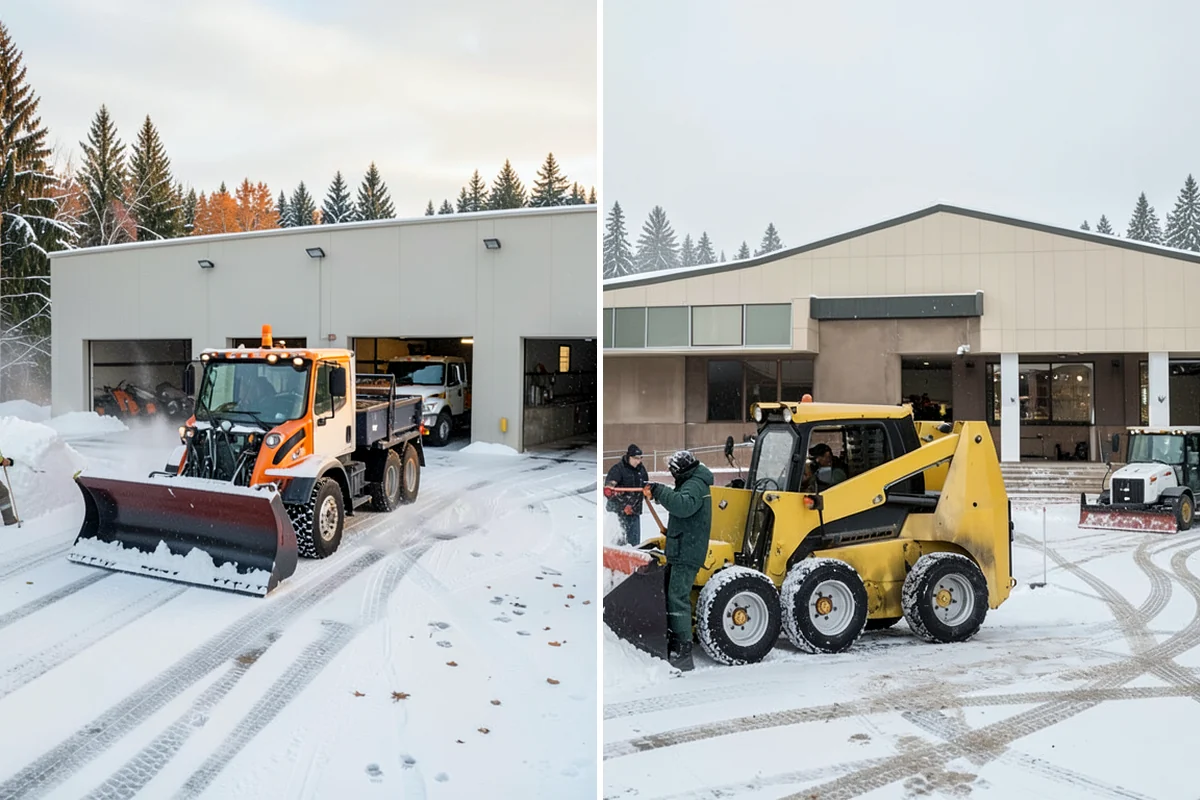 Overnight Snow Removal in Lake Forest Park, King County, WA - Confirm your morning open time and priority zones