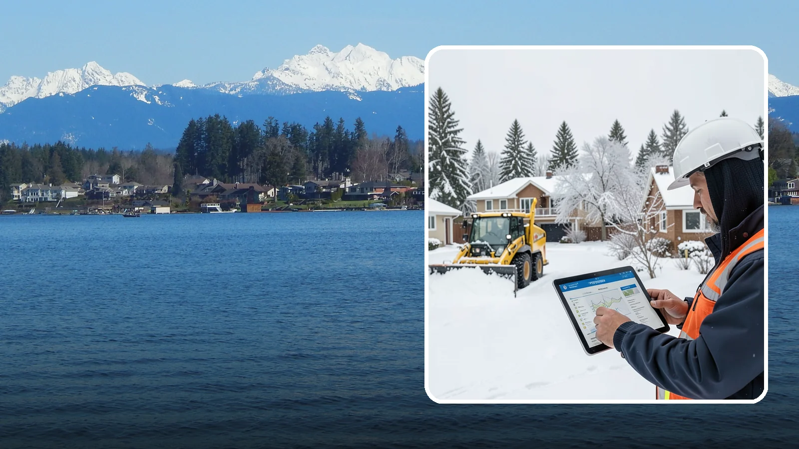 Overnight Snow Removal in Lake Stevens, Snohomish County, WA - We clear your property overnight so it is ready and safe before staff, tenants, or customers arrive in the morning.