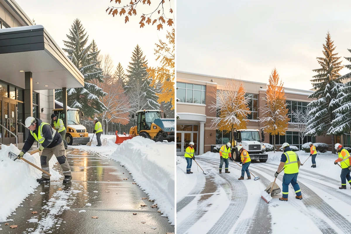 Overnight Snow Removal in Lake Stevens, Snohomish County, WA - Confirm your morning open time and priority zones